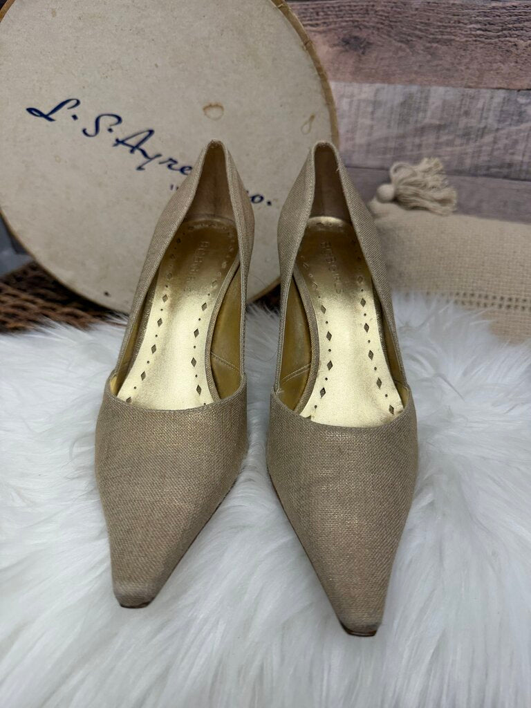 BCBGirls Gold Metallic Linen