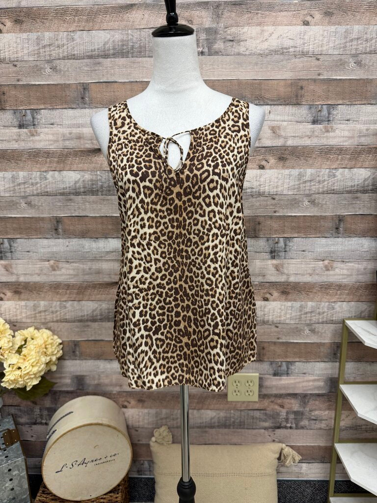Lucky Brand Leopard Print Sleeveless