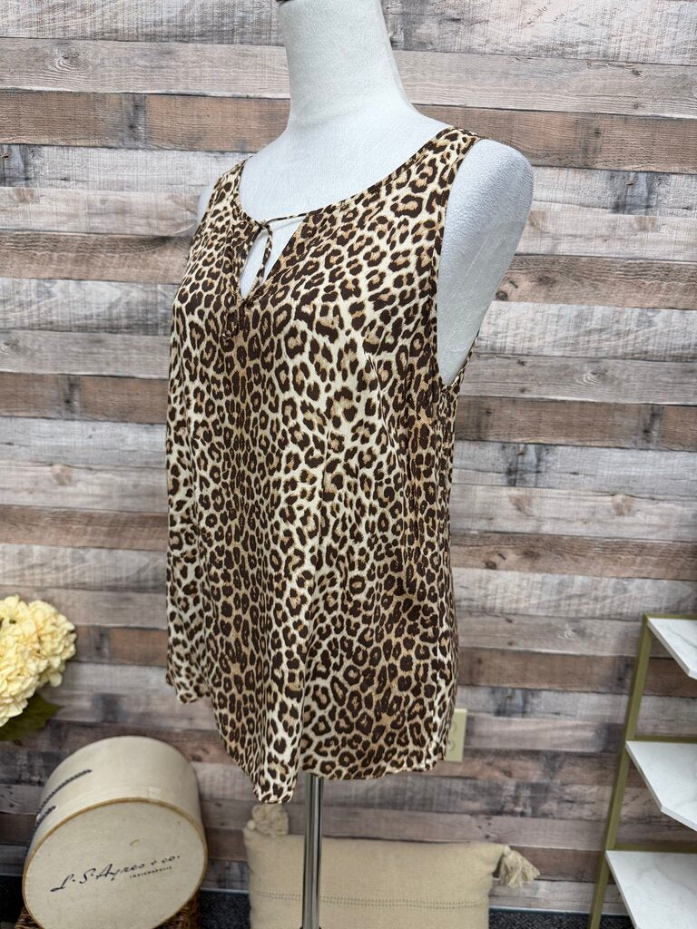 Lucky Brand Leopard Print Sleeveless
