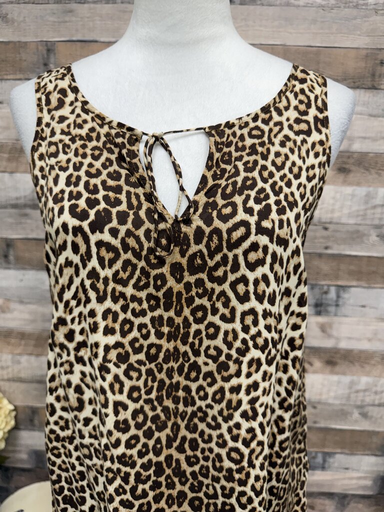 Lucky Brand Leopard Print Sleeveless