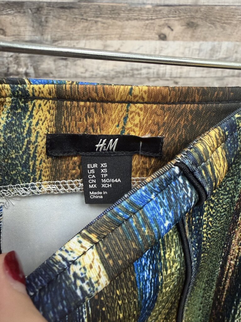 H&M Multicolor Bodycon Skirt