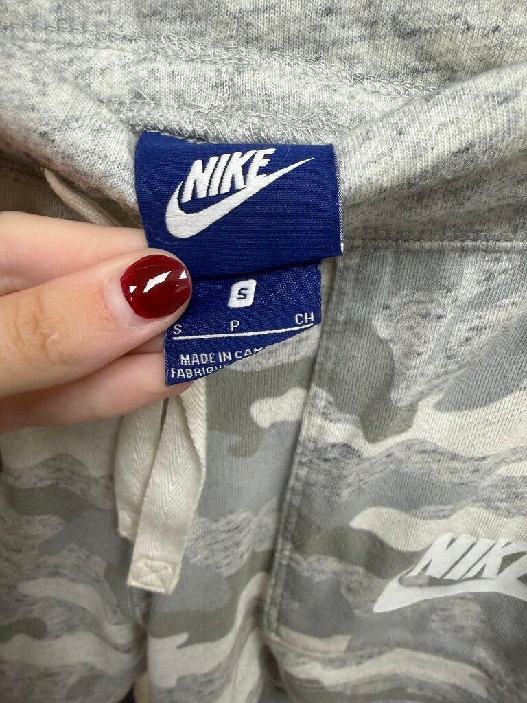 Nike Grey & White Camo Gym Shorts