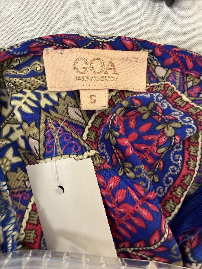 GOA Paris Collection Blue & Pink Halter Jumpsuit