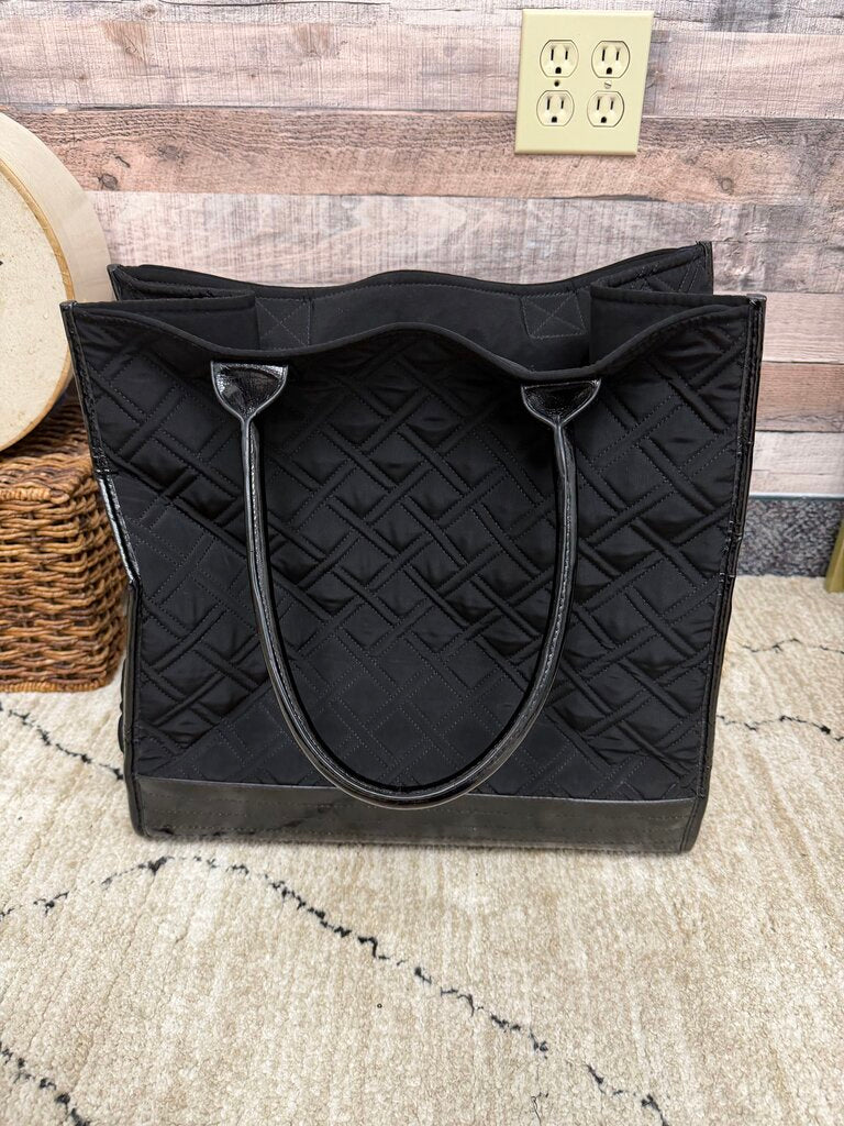 Vera Bradley Black Quilted Tote Bag
