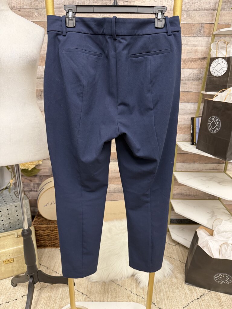 J. Crew Navy 'Ruby Crop Pant' Trousers