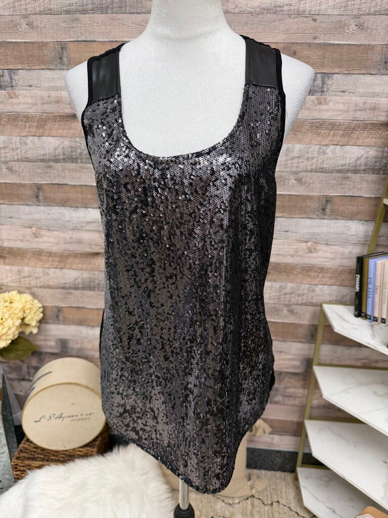 Bellatrix Black Sequin Tank