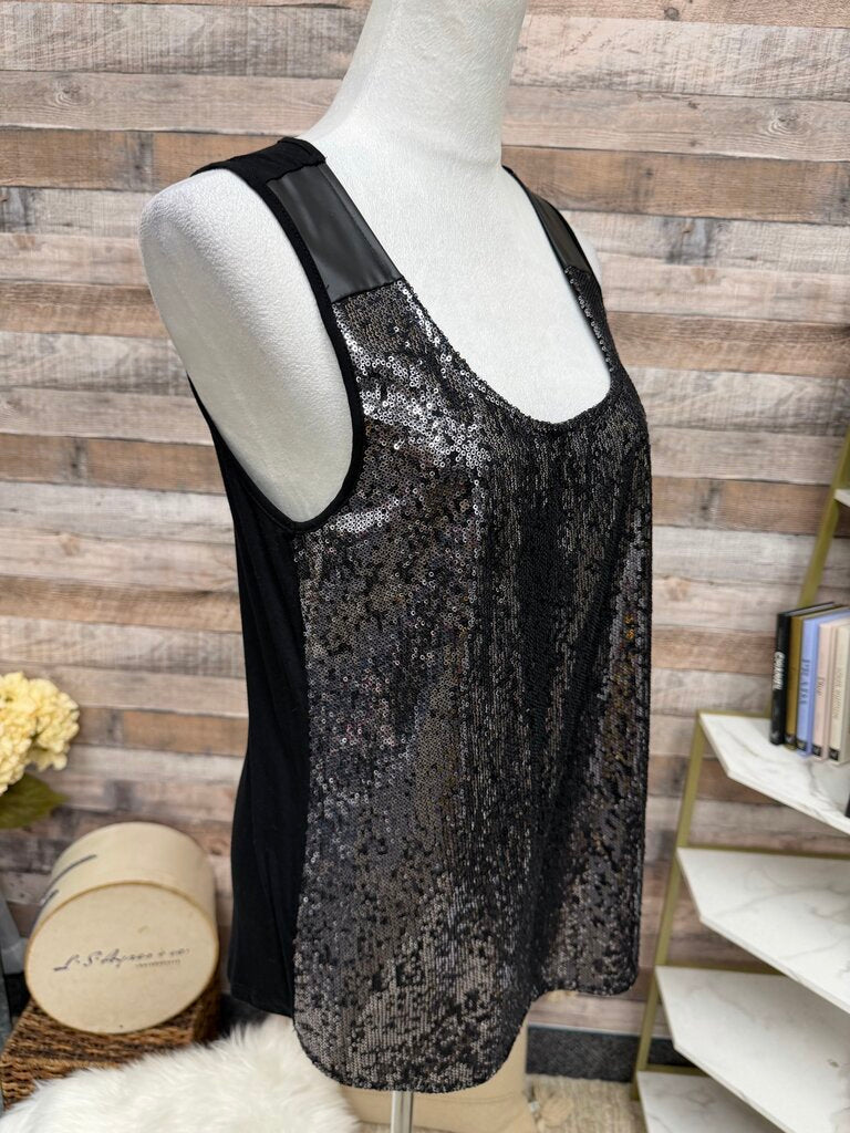 Bellatrix Black Sequin Tank