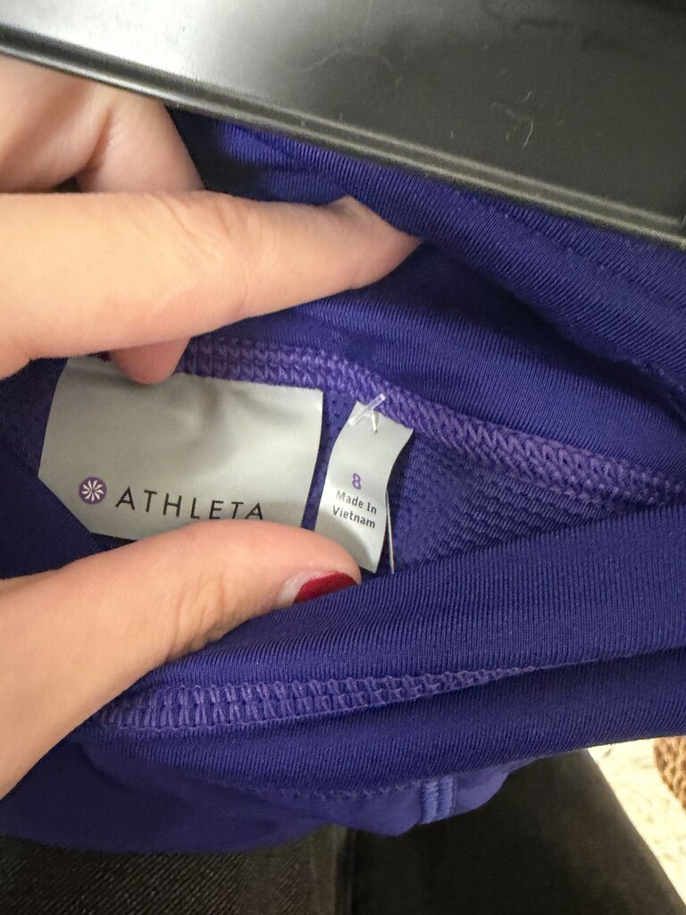 Athleta Purple Ruffle Athletic Skort