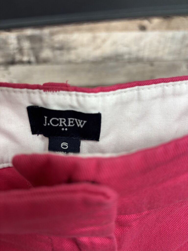 J. Crew Hot Pink Chino Shorts