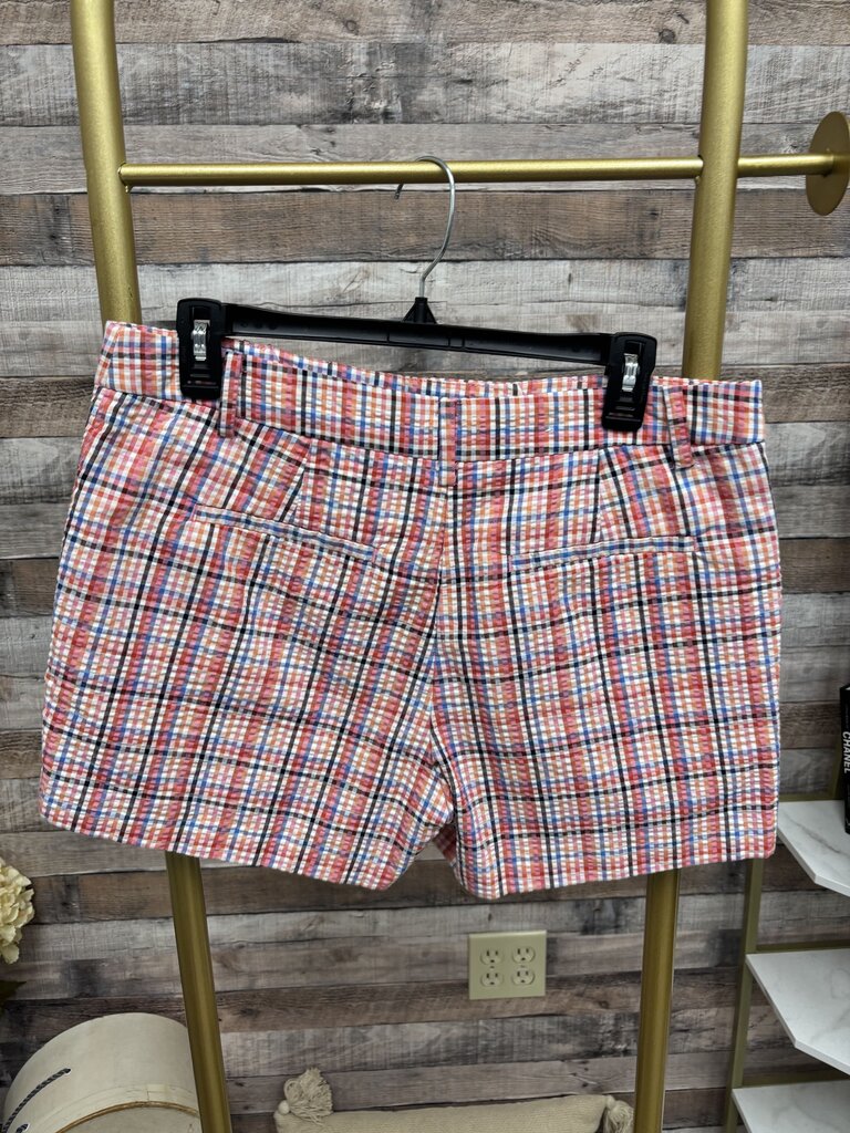 Loft Riviera Multicolor Gingham Shorts