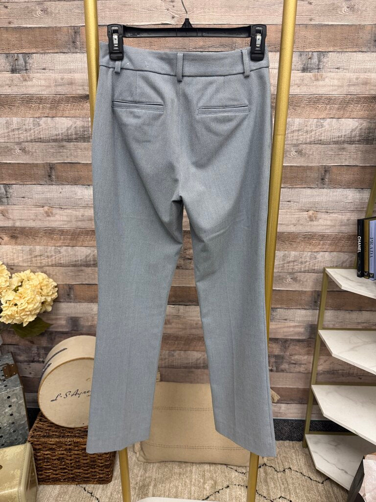 Express Light Blue Twill Mid-Rise Trousers