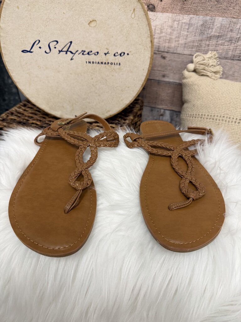 Merona Tan Braided Gladiator Sandals