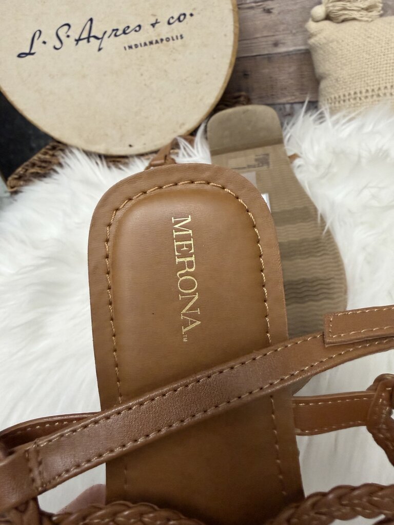 Merona Tan Braided Gladiator Sandals