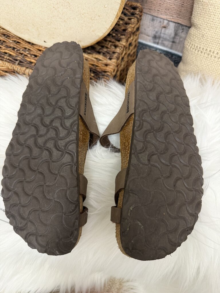 Birkenstock Taupe/Brown Birko Flo