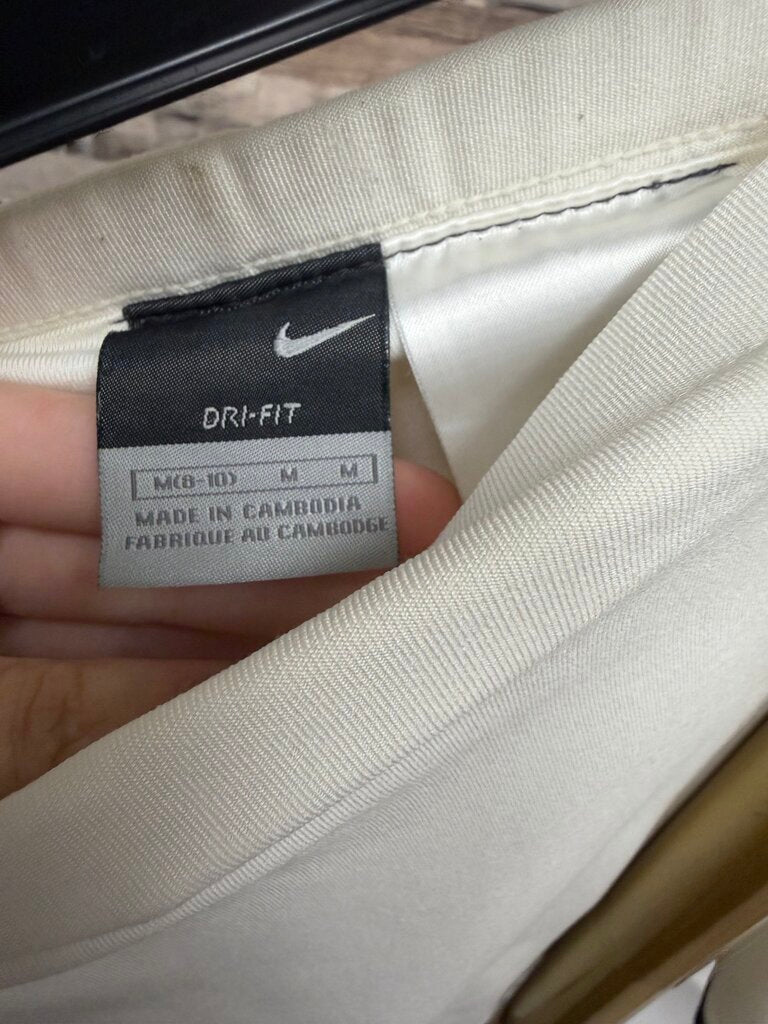 Nike White Athletic Skort w/ Black Trim