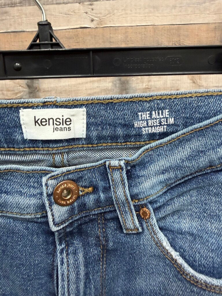 Kensie Allie High-Rise Slim Straight Denim Jeans