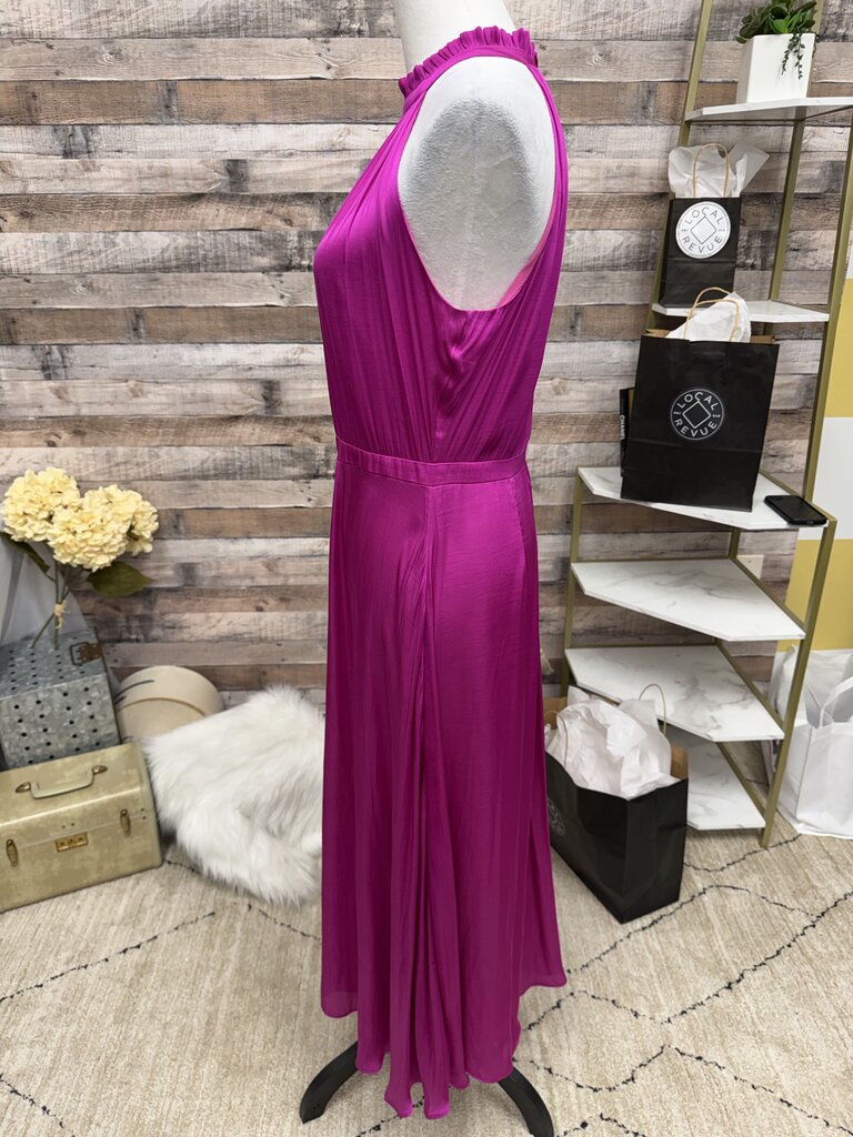 Banana Republic Fuchsia Halter Maxi