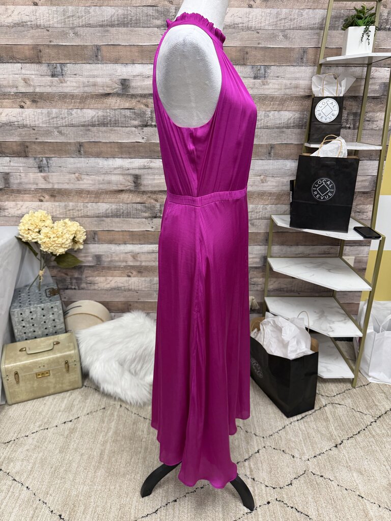 Banana Republic Fuchsia Halter Maxi