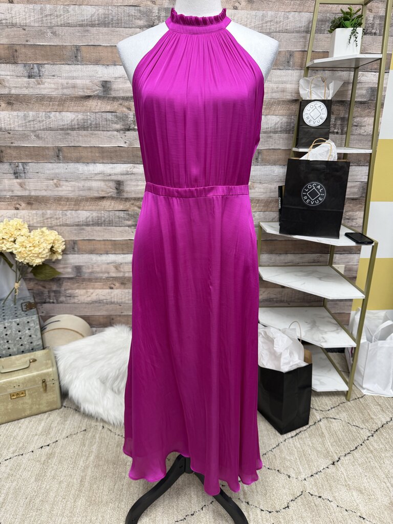 Banana Republic Fuchsia Halter Maxi