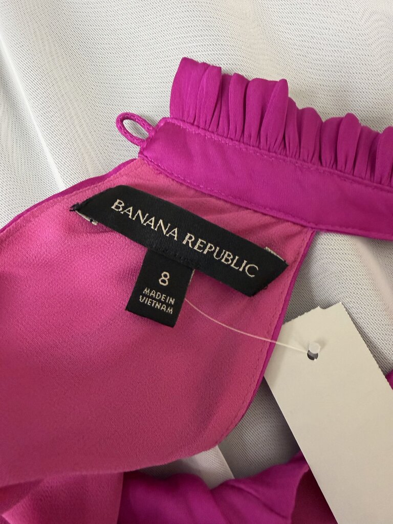 Banana Republic Fuchsia Halter Maxi