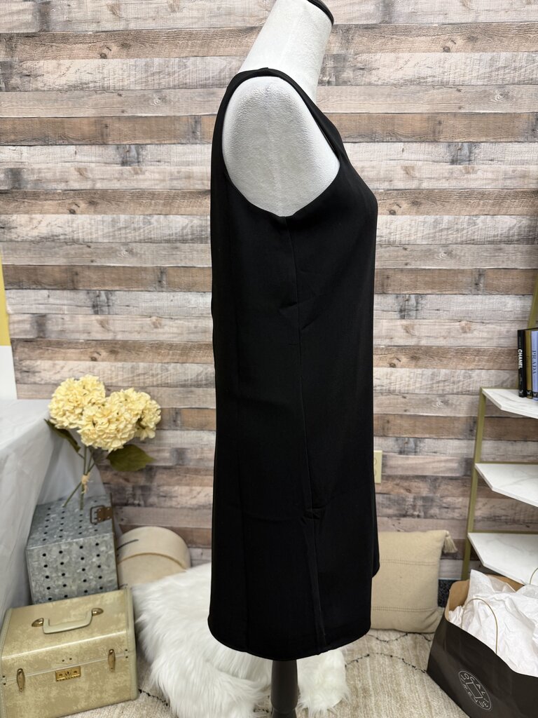NWT Catherine Malandrino Black Sleeveless Sheath