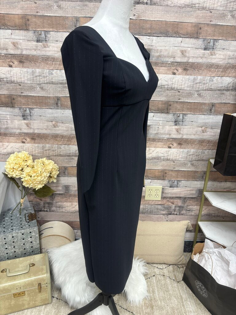 NWT Chiara Boni Square Neckline Pin Stripe