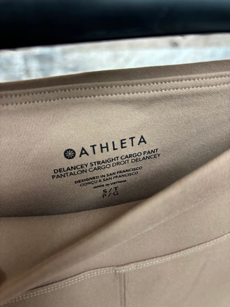 Athleta Taupe Cargo Joggers