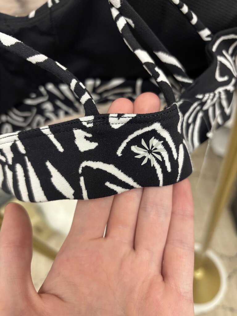 Athleta Black & White Sports Bra
