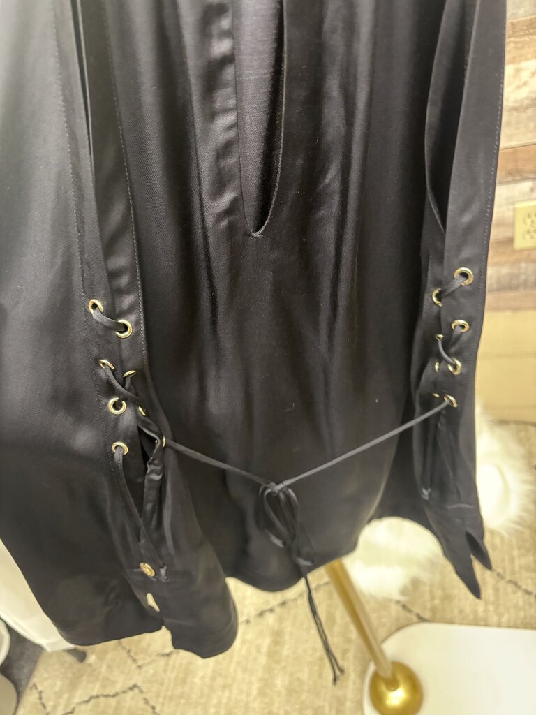 Scotch & Soda Black High Neck Halter
