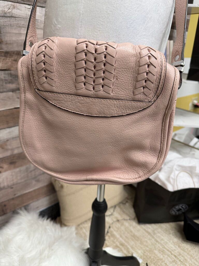 OrYANY Amanda Blush Pink Saddle Crossbody