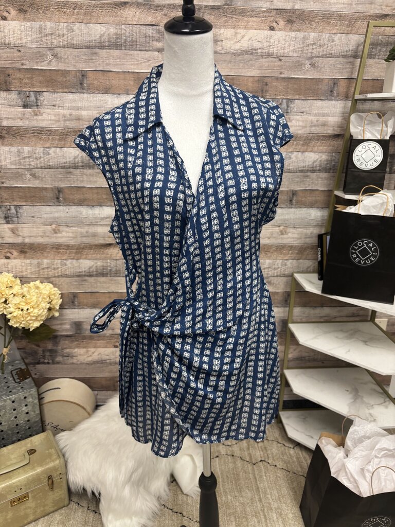 Urban Outfitter Blue & White Butterfly Mini Dress