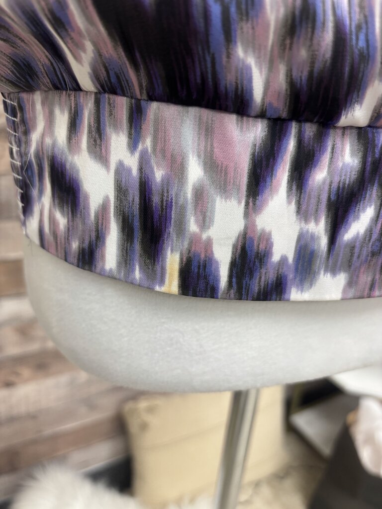 Laundry by Shelli Segal Purple Abstract Sleeveless