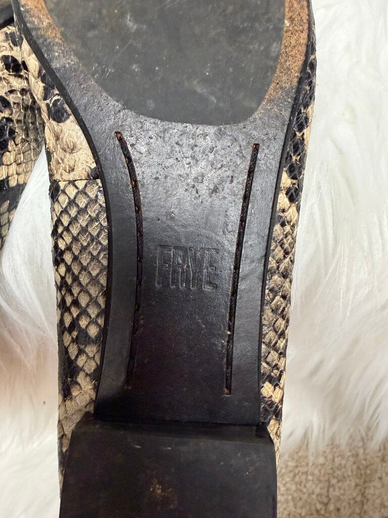 Frye Snakeskin Print Ballet Flats