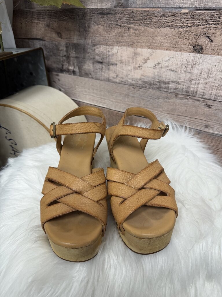 Kork Ease Blonde Clog Platform Sandals