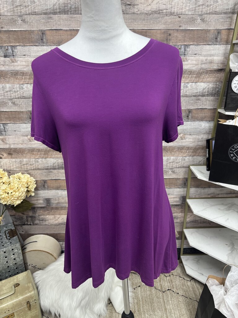 Hard Tail Forever Purple Short Sleeve Tee