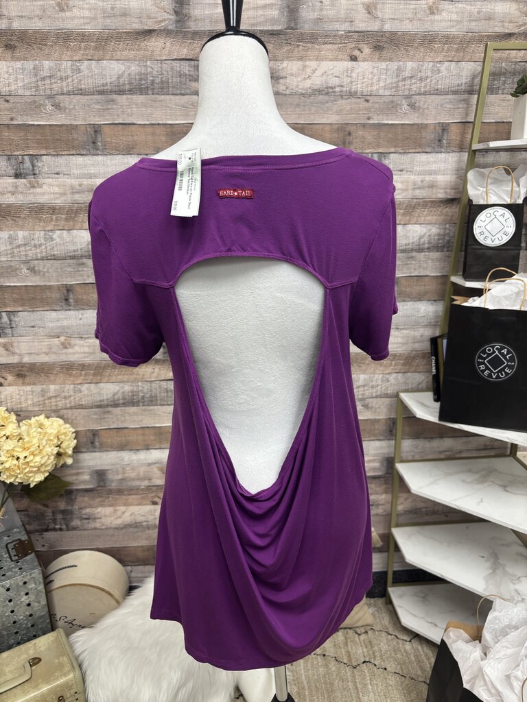 Hard Tail Forever Purple Short Sleeve Tee