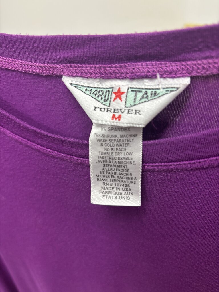 Hard Tail Forever Purple Short Sleeve Tee