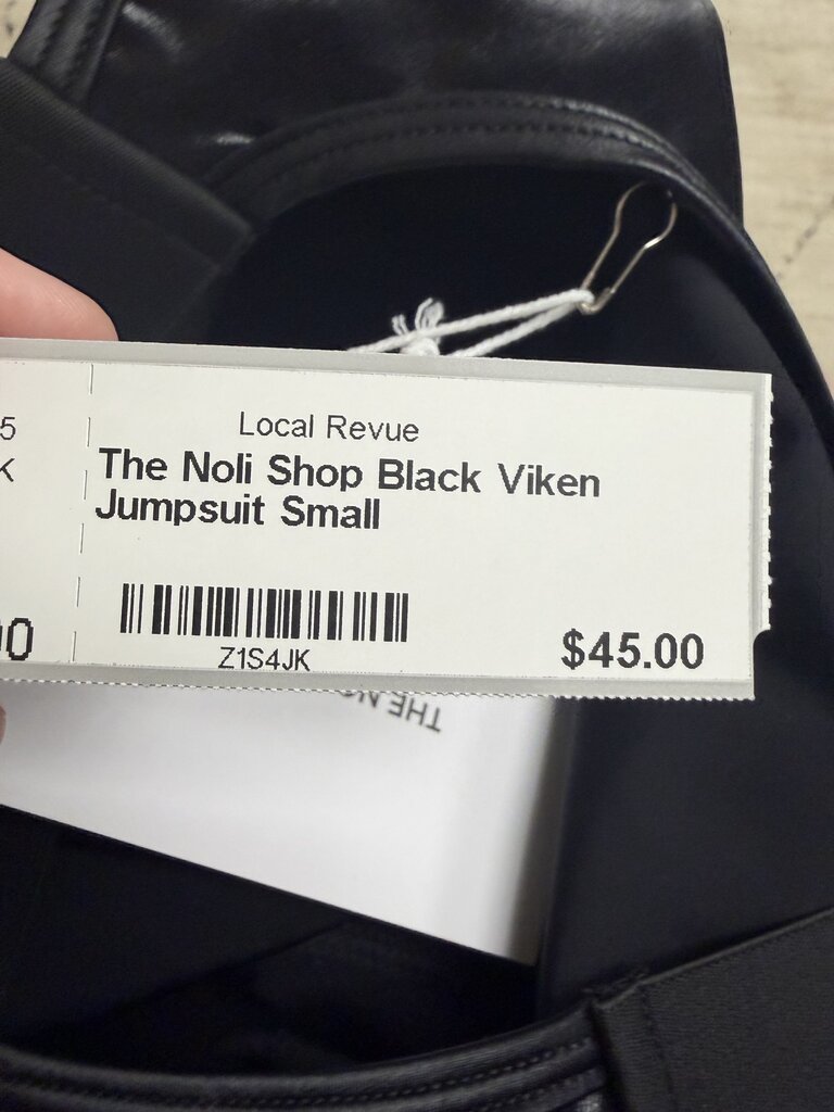 The Noli Shop Black Viken Jumpsuit