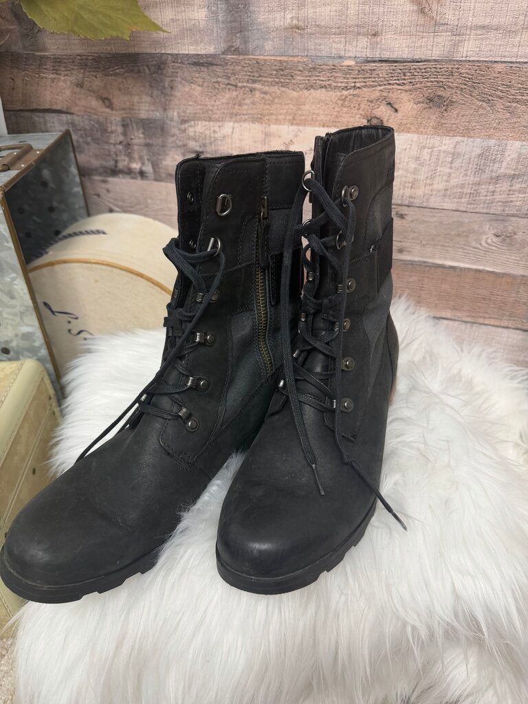 Sorel Chelsea Wedge Black Bootie
