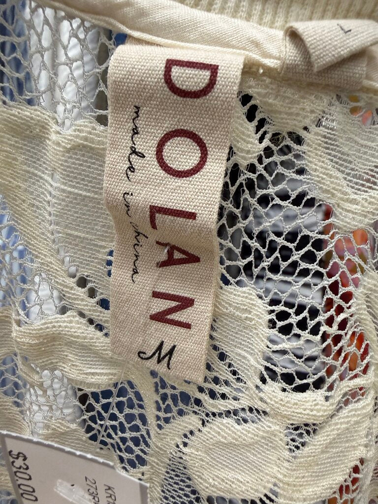 Dolan Anthro Ivory Lace Short Sleeve