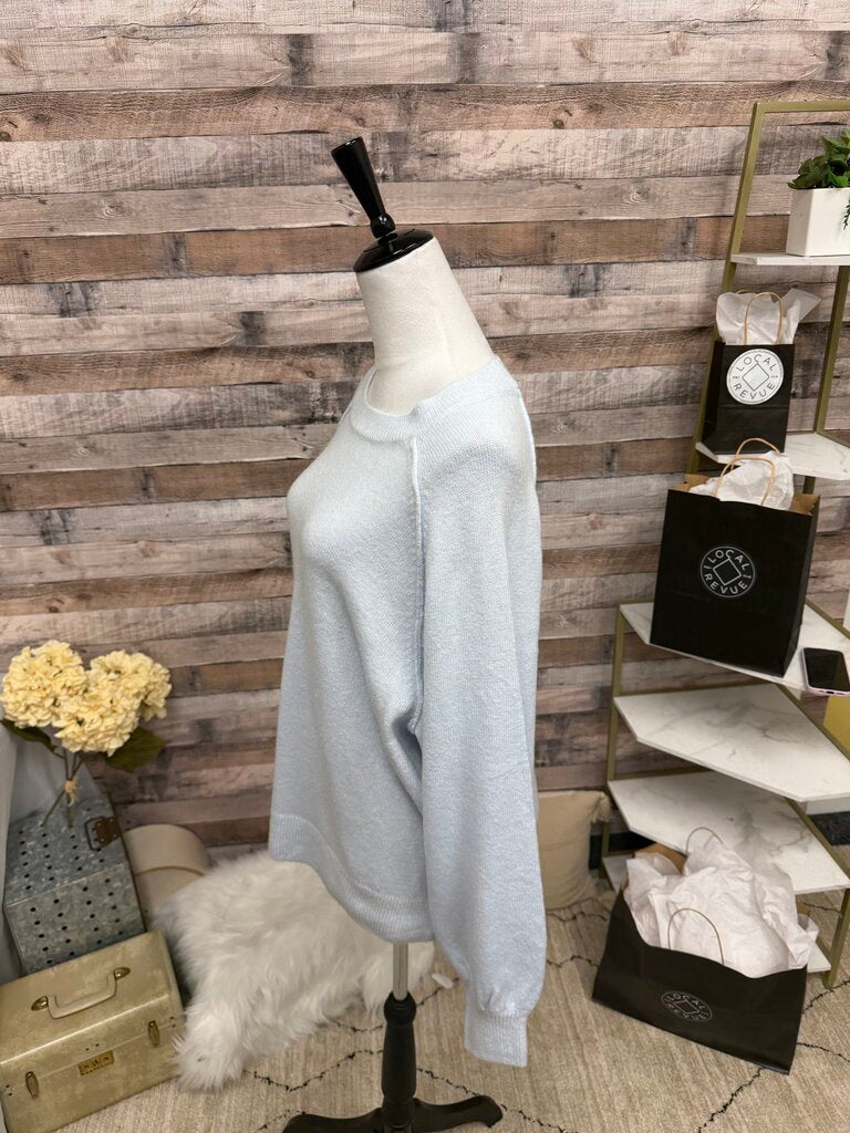 Vince Camuto Ice Blue Crewneck