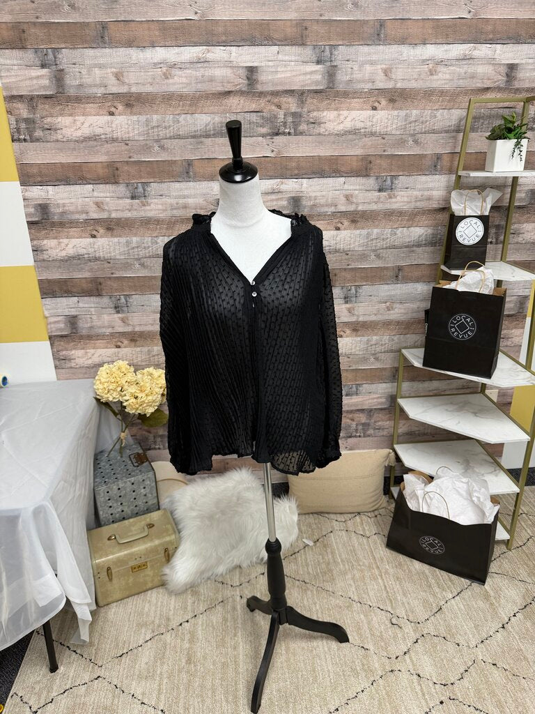 Gap Swiss Dot Long Sleeve Popover