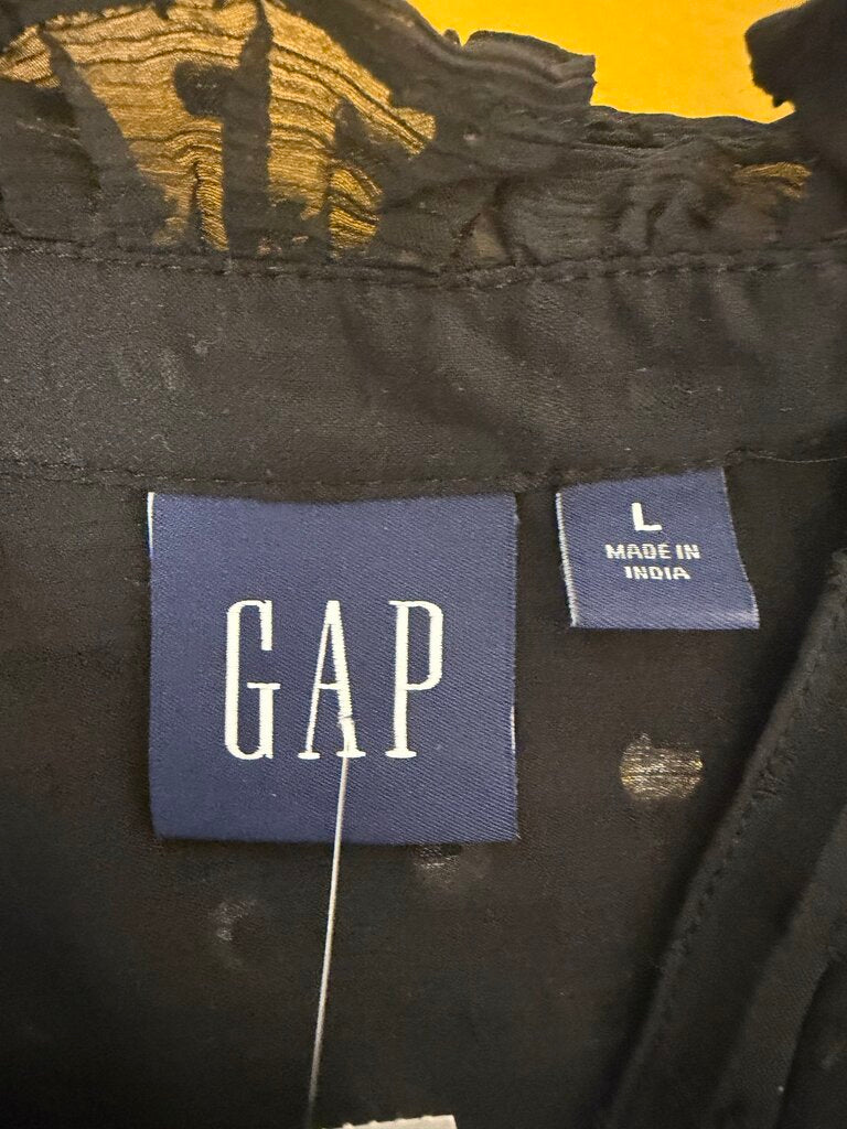 Gap Swiss Dot Long Sleeve Popover