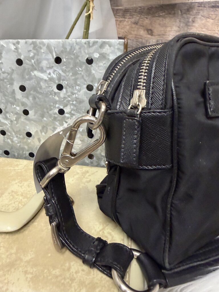 Prada Black Nylon Tessuto Shoulder Bag