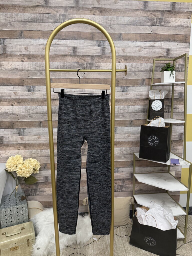 Lucky Brand Black & Grey Athletic Leggings