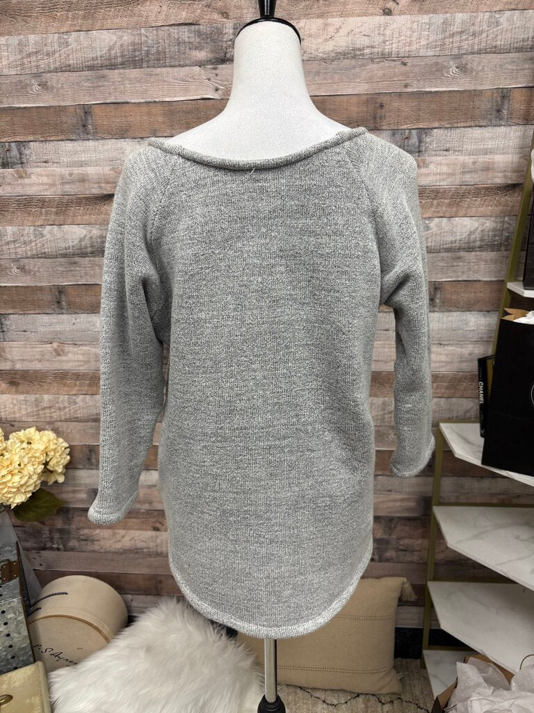 J. Leyendecker Heather Grey 3/4 Sleeve Pullover