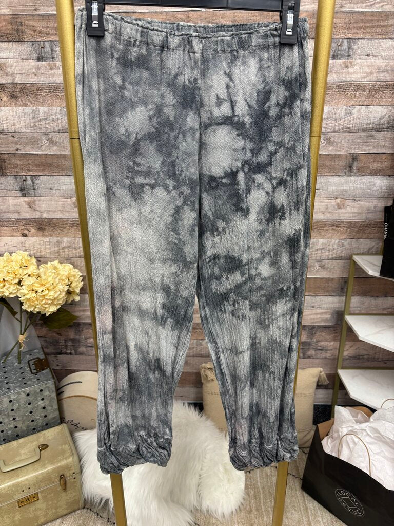 Oh My Gauze! Grey Tie-Dye Joggers