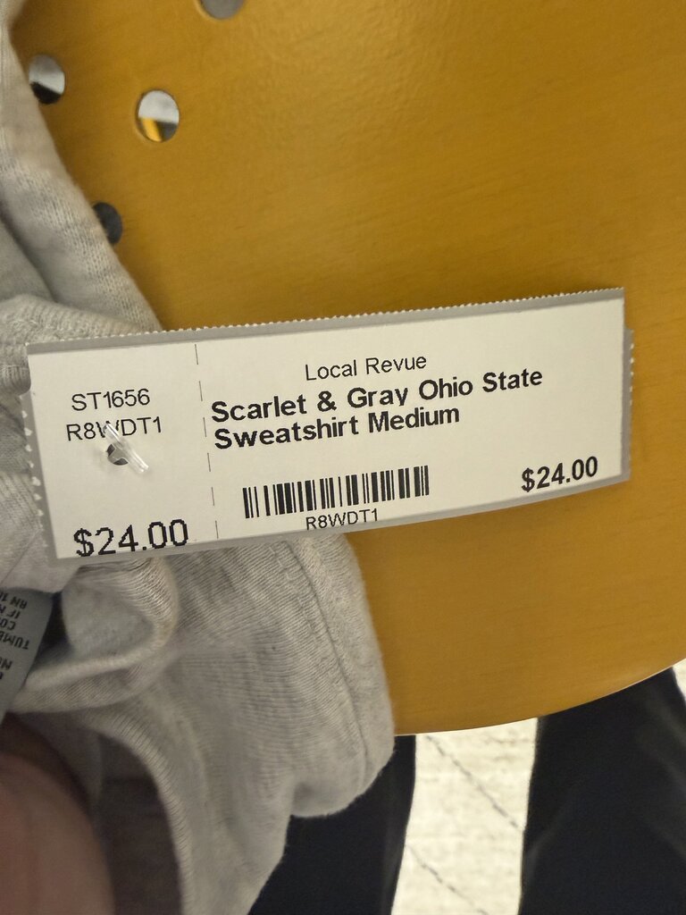 Scarlet & Gray Ohio State Sweatshirt