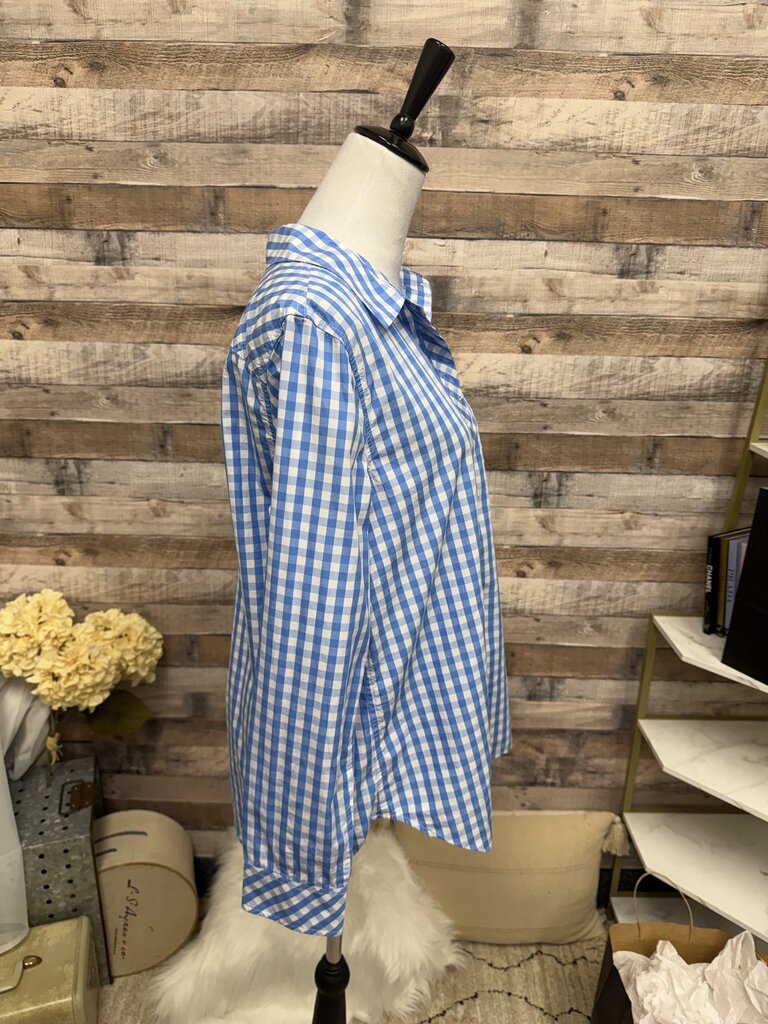 Vineyard Vines Blue & White Gingham Button Down