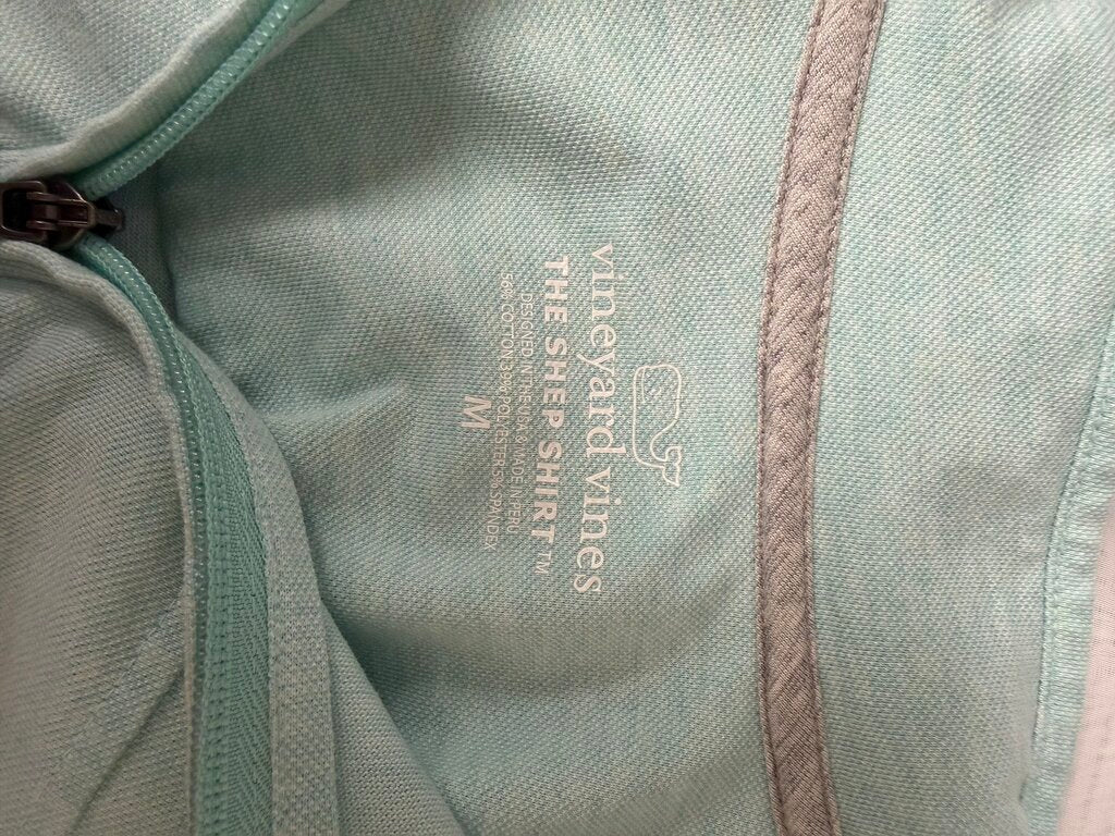 Vineyard Vines Lt Blue 3/4 Zip Pullover